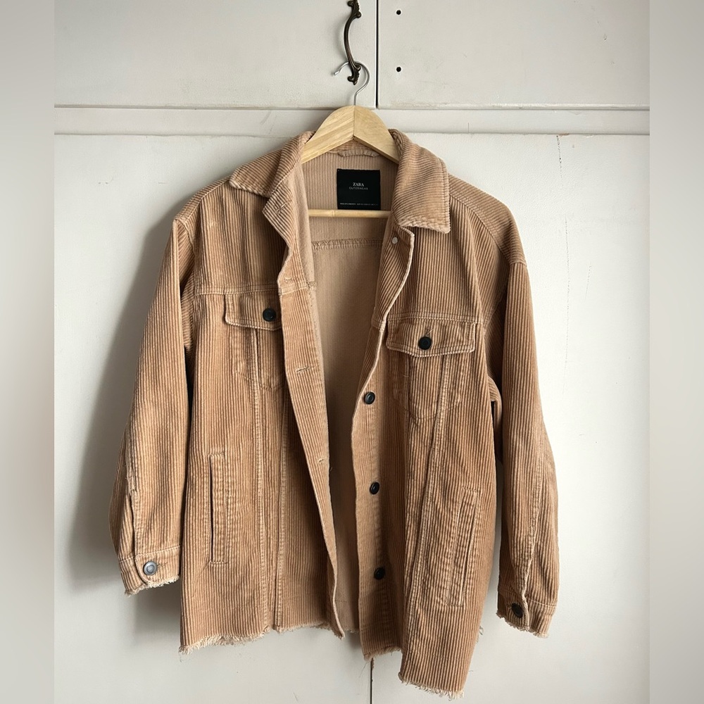 Zara Corduroy Shirt Jacket